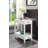 Byzad White Finish Accent Table W/USB
