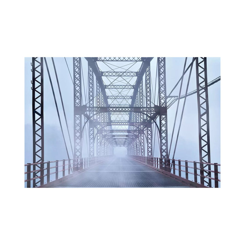 Misty Bridge by James McLoughlin - Wrapped Canvas Print, 20.32 cm H x 30.48 cm W