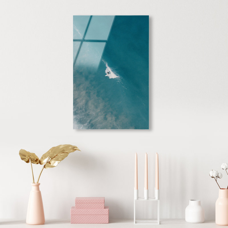 Aquamarine Breath Print by Oliver Gal, 45"H x 30"W, High-Gloss Acrylic Print