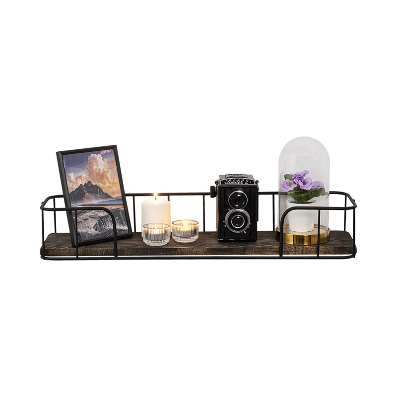 Tablette décorative en bois d'épinette
