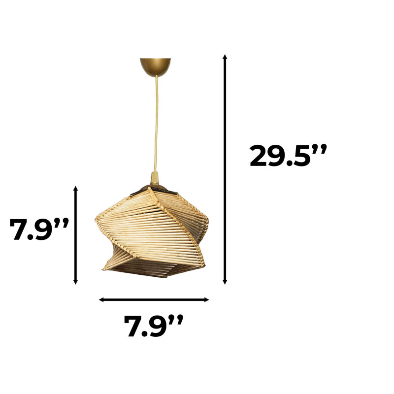 Wooden Body Bohemian Single Pendant