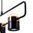 Kudrete 6 - Light Satin Black LED Pool Table Lights Pendant