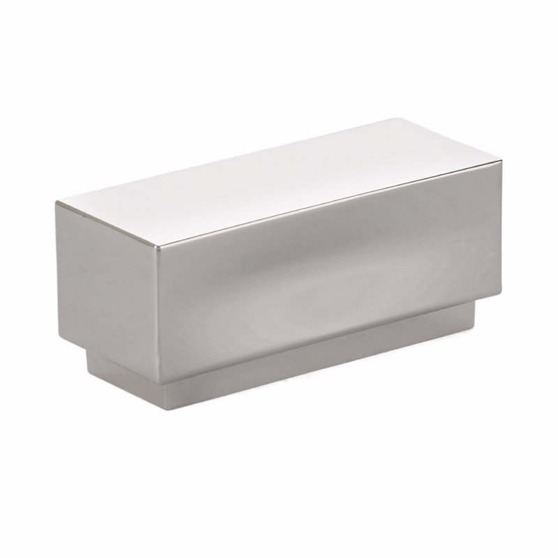 Cinder Rectangular Knob, Oil Rubbed Bronze, 2.25''