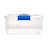 Homz Multipurpose Stackable Storage Bin with Latching Lids, Clear-112124644