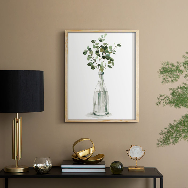 «Botanical Arrangement I», reproduction encadrée - bois massif, H 30 po x l 24 po