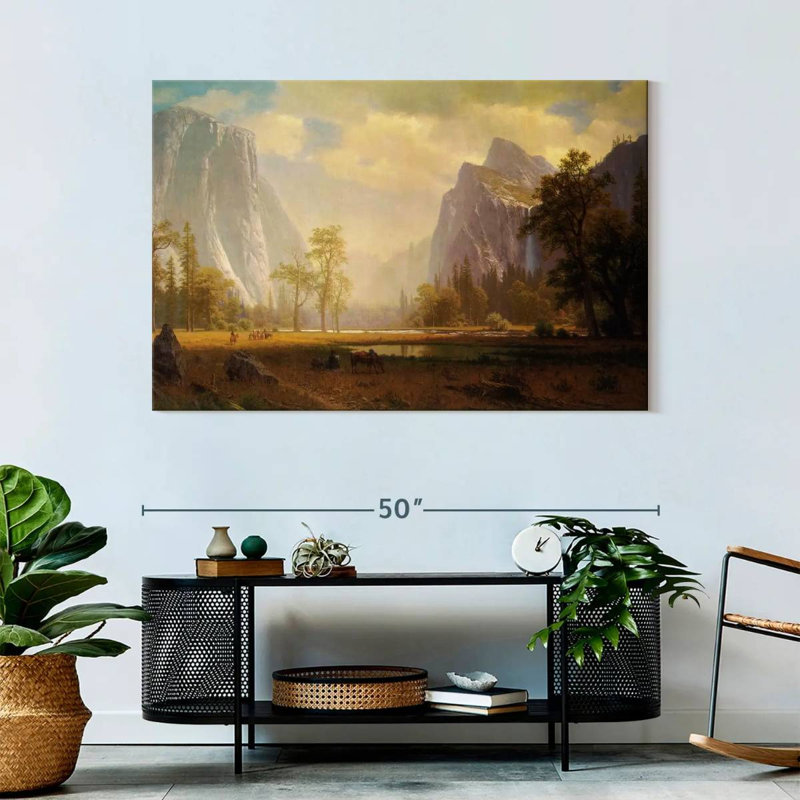Alvord regardant la vallée de Yosemite, H 32 po x l 48 po