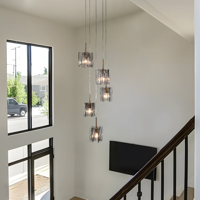 Quitman 5-Light Dimmable Cluster Pendant 
