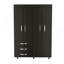Armoire mobile en velours, chambre à coucher, noir