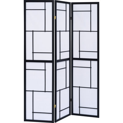 Paravent 3 pièces pliable, finition épurée, panneaux en papier blanc pour plus d'intimité et éclairage doux, décor robuste en bois d'hévéa - Paravent pliable, diffuseur, assure la durabilité