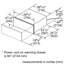 500 Series 30" Electric Warming Drawer