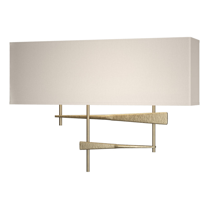 Cavaletti 2 - Light Flush Mounted Sconce, Flax, Soft Gold