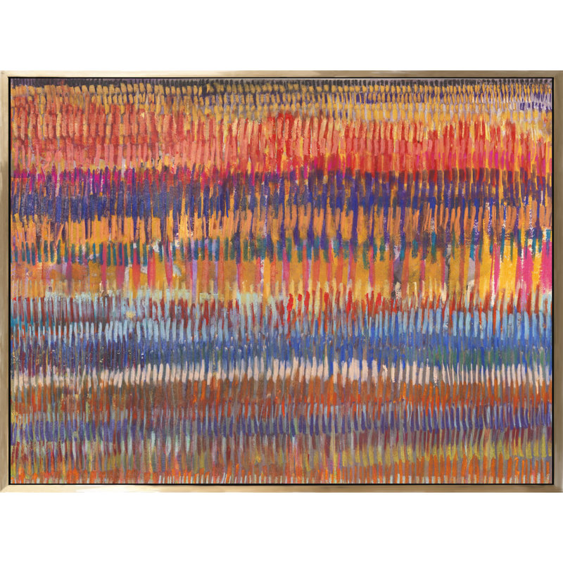 «Autumn Variation», peinture sur toile à cadre flottant