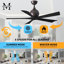 Ventilateur de plafond standard à 5 pales avec télécommande-237567986-237567993-237567994