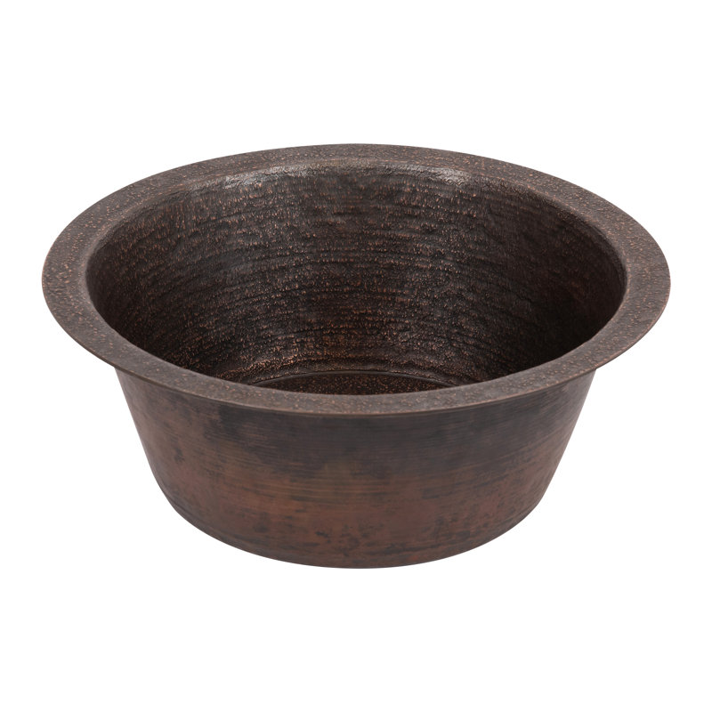 Terra Firma 14'' L Dual - Undermount Or Drop In Single Basin Kitchen Sink, Dark Brown