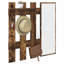 Wall-Mounted Coat Rack With Mirror 100 X 10 X 100 Cm-1447903627