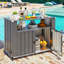 Metal Single Storage Cabinet ( 82cm H x 111cm W x 37.5cm D)