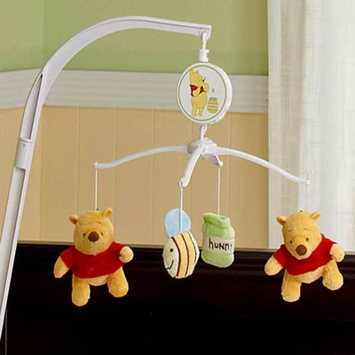 Playful Pooh Animals Crib Wall Ceiling Mobile