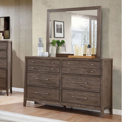 Commode double 6 tiroirs avec miroir Acklin