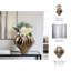 Grand vase doré Phillippi Seniti-271986319