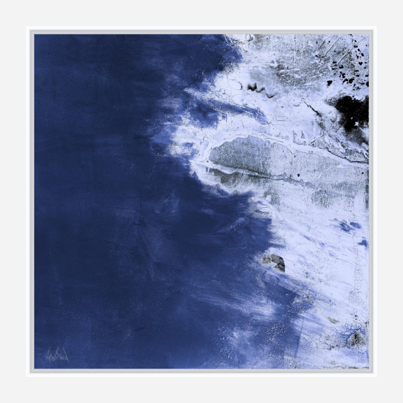 Aerial Contemporary Fine Art, 49.5" H x 49.5" W x 1.75" D, White Framed Canvas