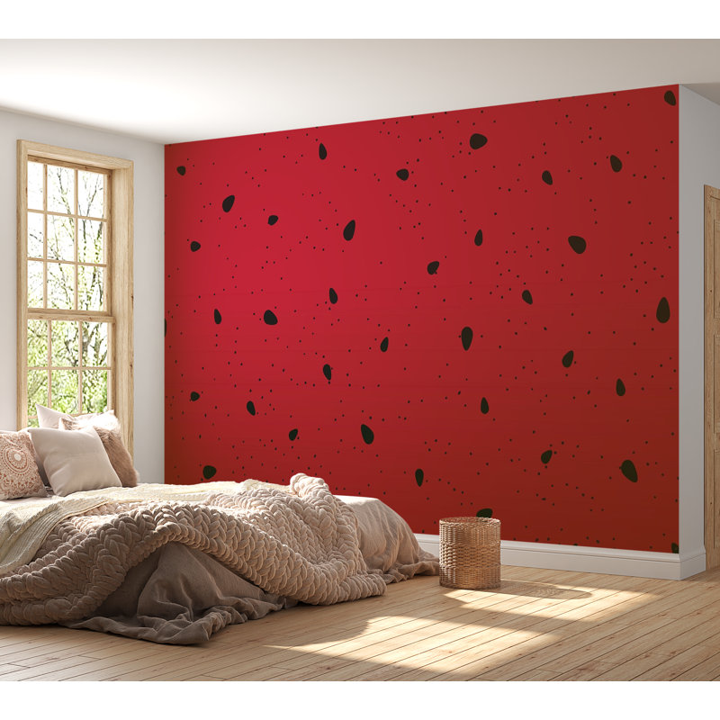 Premium Wallpaper Wall Mural - Watermelon Pattern, 96" L x 120" W