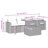Vidaxl Garden Sofa Set Beige