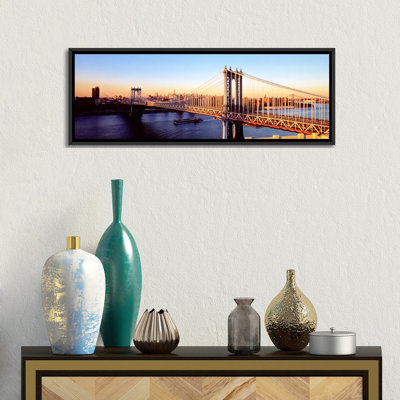 «Manhattan Bridge New York, reproduction de photo sur toile»