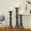 Porte-bougie en bois-1207099923
