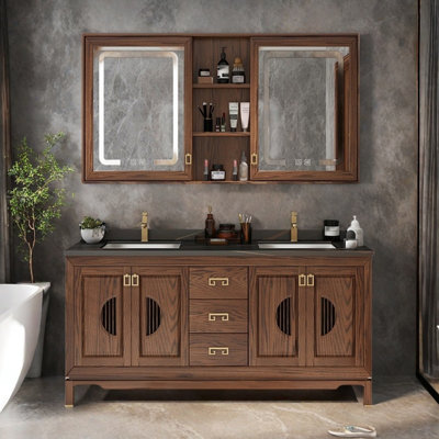 Chinese high-end retro bathroom cabinet