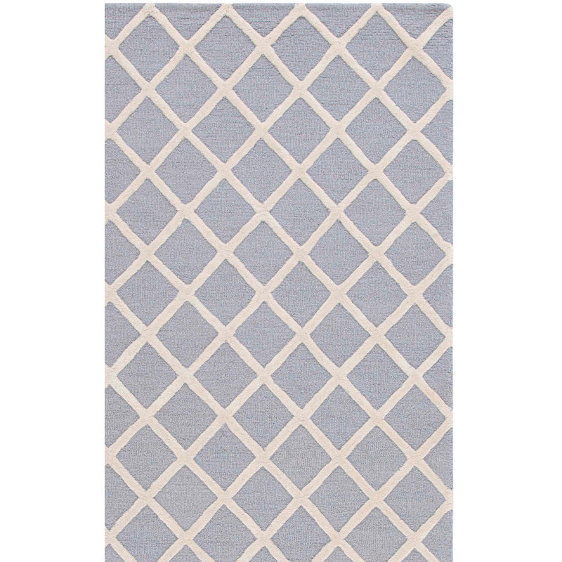 Tapis en laine touffeté à la main Sanyla, Carré 6 pi