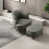 Grayish Green Faux Leather