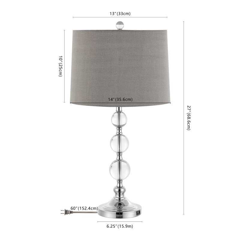 Clenon Crystal USB Table Lamp