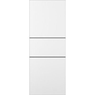 Optima Solid + Manufactured Wood Flush without Installation Hardware Kit Slab Door