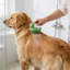 Brosse de toilettage pour animaux avec distributeur de savon, 3,35 x 2,76 pouces, vert-131215659