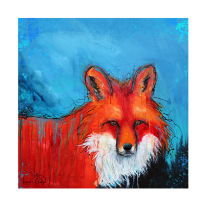 Karrie Evenson Big RED Canvas Art