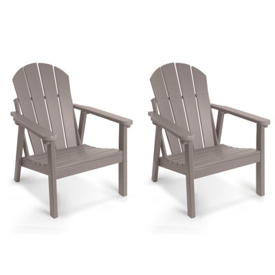 Allissa Outdoor Adirondack Set
