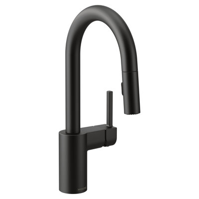 Robinet de bar rétractable à poignée unique Align de Moen avec fonctions Reflex et Power Clean