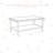 Outdoor Wicker Coffee Table Patio Table 2-layer Glass Tabletop with Furniture Cover-894227422