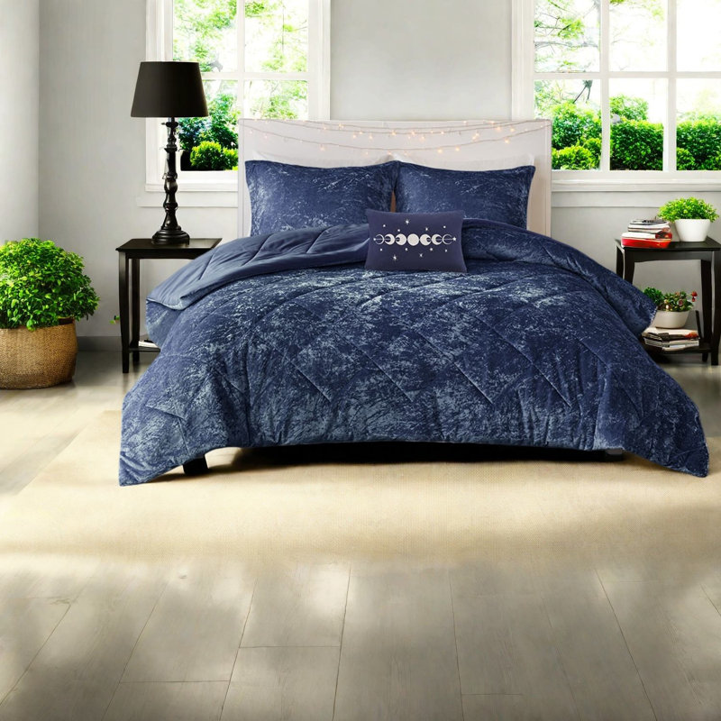 Ensembles de literie en velours de coton de luxe, très grand confort moderne pour la maison