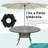Round 61'' Outdoor Dining Table