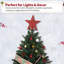 5ft/6ft/7ft Artificial Christmas Tree, 7-Layer Realistic Pine Needles, Sturdy Metal Stand, Indoor/Outdoor Holiday Decor-2131054313