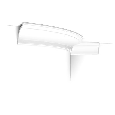 Polyuréthane flexible, blanc apprêté H 3 3/4 po x l 78 po x P 3 3/4 po