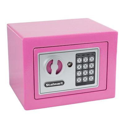 Stalwart Portable Digital Security Safe - Portable Steel Lock Box with Electronic Keypad