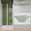 Portes de douche l 36 po x H 72 po Porte de douche sans cadre avec-101876677