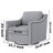 360 Degree Swivel Armchair-1685713645