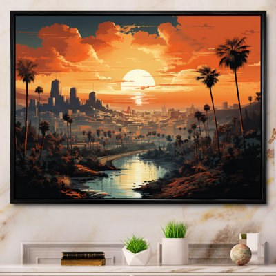 Los Angeles City Of Angels IV - Los Angeles Canvas Art