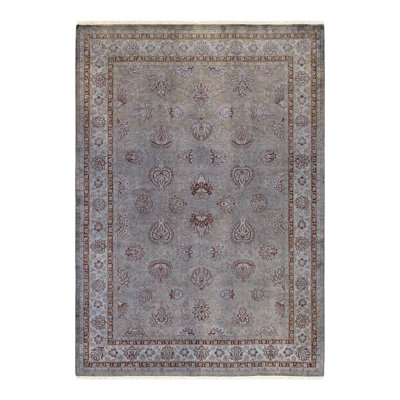 Weirsky One-of-a-Kind 4' 7" X 6' 6" New Age Wool Area Rug Gray