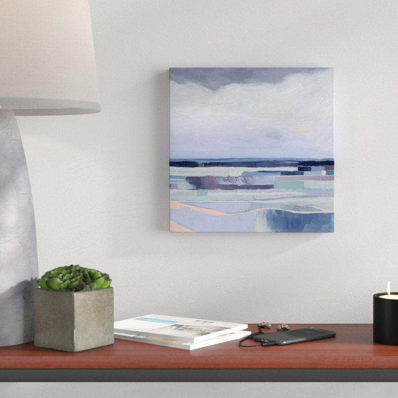 Lavender Gale I 1 Piece Wrapped Canvas Painting, 30cm H x 30cm W