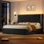 Sturminster Velvet Wingback Upholstered LED Light 2 Drawer Storage Bed-46454900-47713963