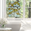 Panneau de vitrail en verre coloré 17,5 po H Ginkgo